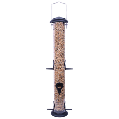 Vogelfutterspender für Samen und Samenmischungen - hoch