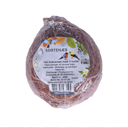 Kokosnuss ganz mit 3 Löchern 350 g